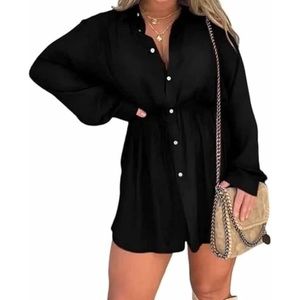 Black dress, built in shorts